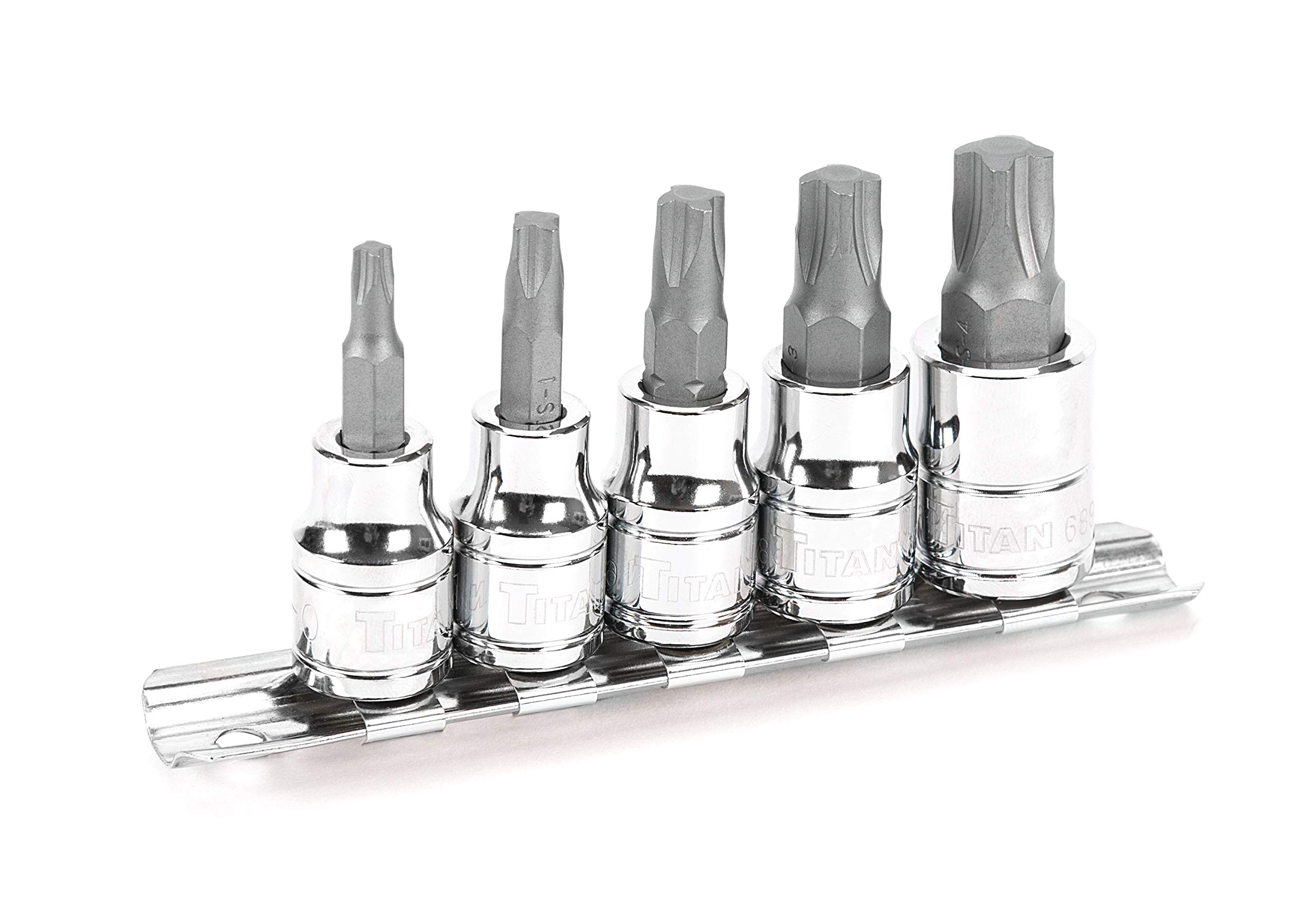 Amazon.com: Titan 68965 5-Piece 3/8-Inch Drive Mortorq Bit